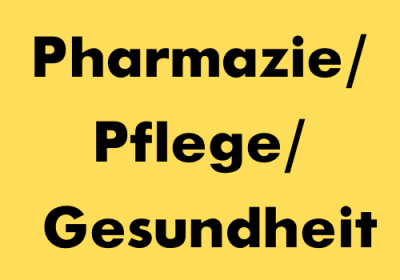 Pharmazie/Medizin/Gesundheit/Pflege
